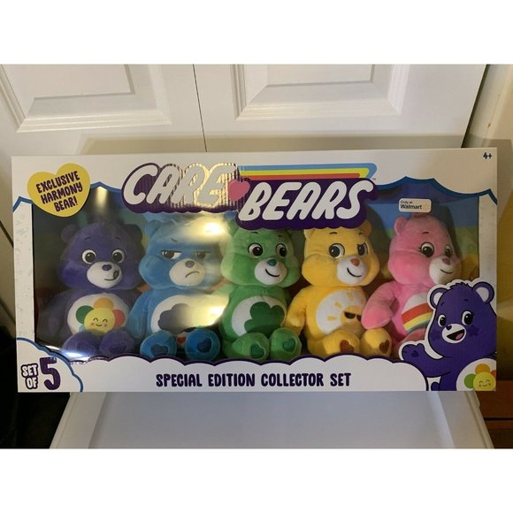 Care Bears Plush Set Special‎ Edition Collector Exclusive Harmony Bear 2020 - Picture 2 of 8